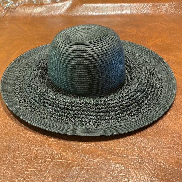 J. CREW black straw hat - Picture 2 of 4